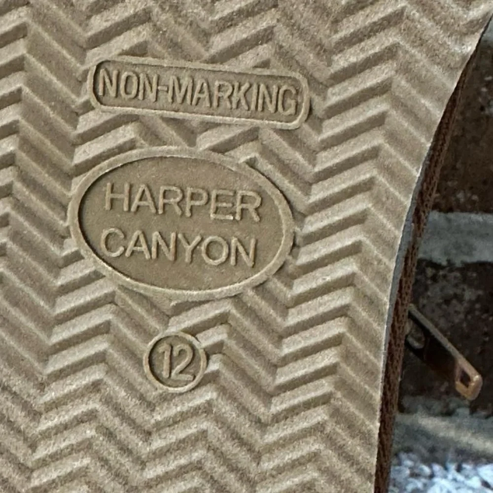 Harper Canyon Tan Faux Suede Fur Lined Winter Boots Kids child Size 12 NWOT‎